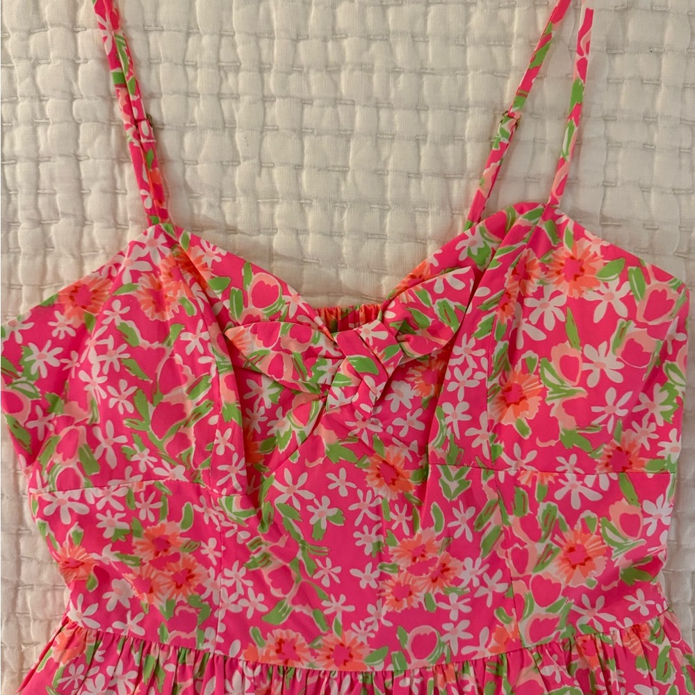 Lilly Pulitzer Floral Pink Dress - Picture 3 of 3